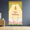 Housewarming Backdrop Indian Traditional Cloth 5x8 Feet Backdrop Pooja Wall Decor Indian Wall Art Photo Decor Banner Indian Indian Housewarming Favor Decorative Cloth